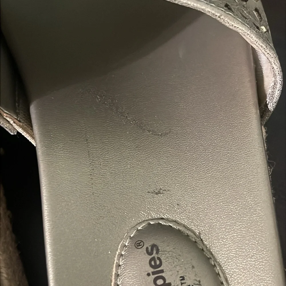 Hush Puppies perforated leather